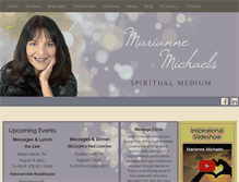 Tablet Screenshot of mariannemichaels.com